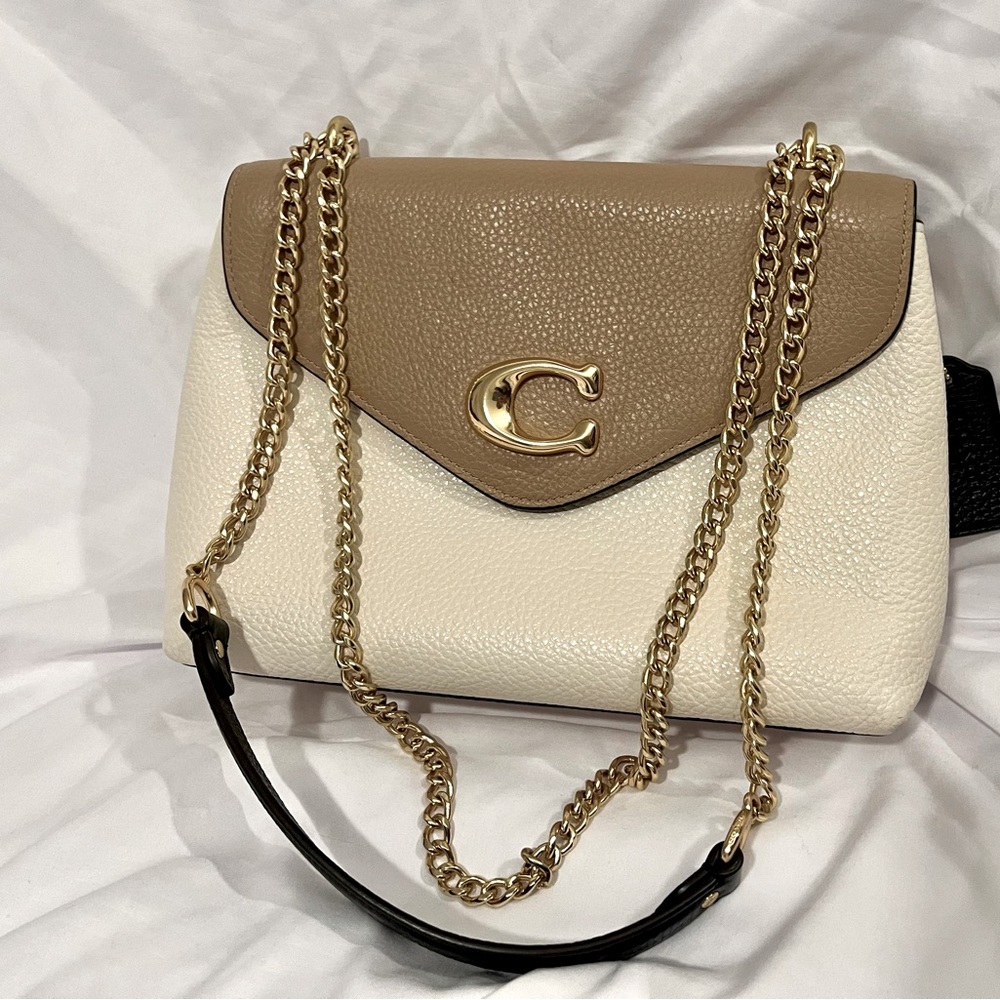 Coach Tammie Shoulder Bag Crossbody Chalk Colorblock